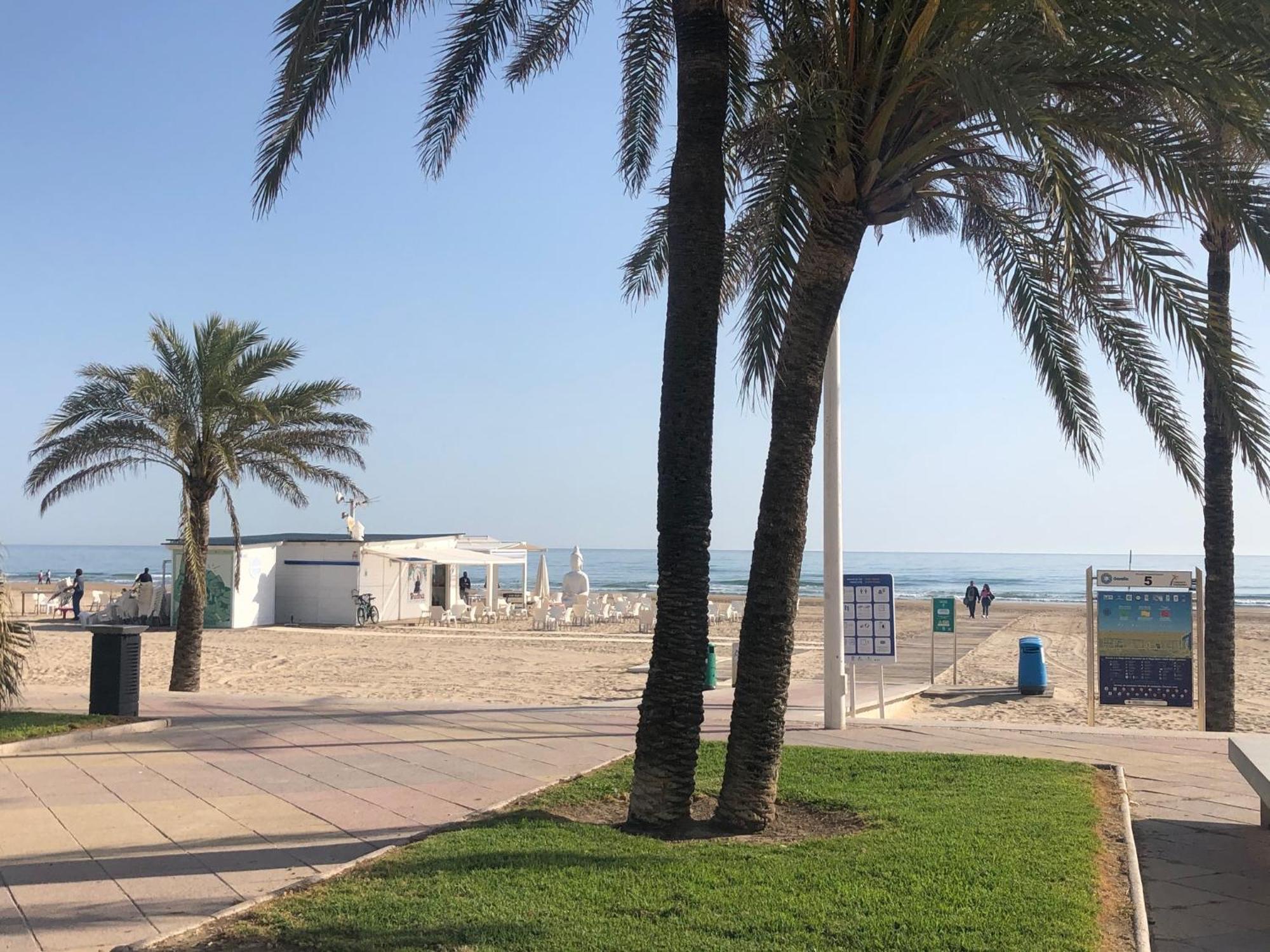 Playa De Gandia 1Ere Ligne El Galeon Leilighet Eksteriør bilde